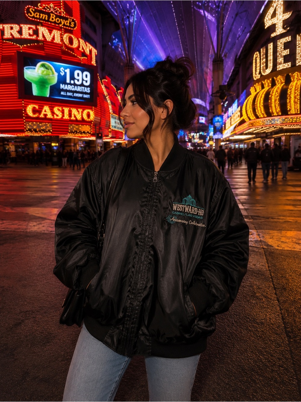 Westward-Ho Casino Las Vegas Anniversary Celebration Vintage Jacket Size XL 🎰